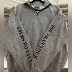TAYLOR SWIFT ERAS TOUR GREY QUARTER ZIP